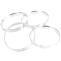 4 x Universal Aluminum Hub Centric Ring Wheel Spacer Set 74.1mm O/D 72.6mm I/D. 