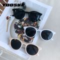 YOOSKE Round Sunglasses Women Brand Designer Vintage Small Sun Glasses Ladies Korean Style Shades Eyewear. 