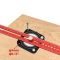 Carpentry Compass Ruler Circle Drawing Tool 12 Inches Aluminum Alloy Drawing Compass Parallel Vertical Crossing Ruler T-Type Drawing Ruler.