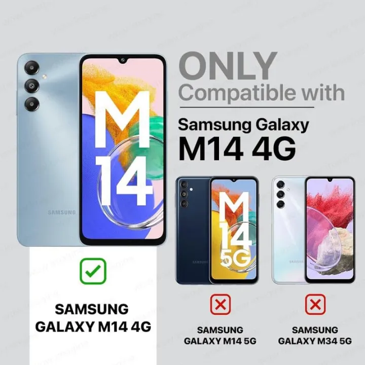 Samsung%20Galaxy%20M14%204G%20Full%20Glue%20Tempered%20Glass%20Screen%20Protector%20-%20Transparent%20-%20Image%203