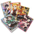 【In-Stock】 50PCS Demon Slayer Cards Version SSR Card Ultra Rare Card Tanjirou Kamado Nezuko Character Collection Card. 