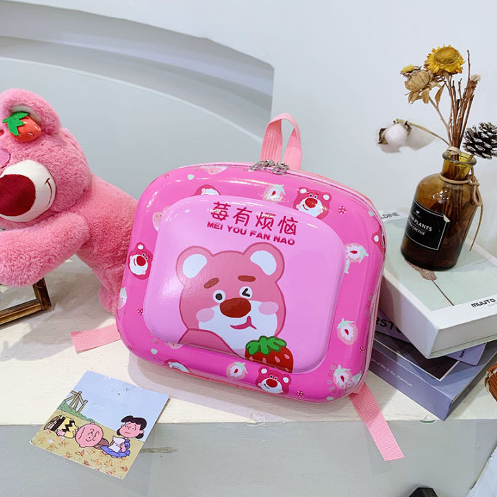2023%20New%20Children's%20School%20Season%20Kindergarten%20School%20Bag%20Cute%20Cartoon%20Strawberry%20Bear%202-6%20Years%20Old%20Boy%20and%20Girl%20Backpack%20-%20Image%207