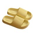 Summer Men and Women's Flip-Flops 2023 Couple Bathroom Slippers Anti-skid Silent Indoor Home Thick soles Shoes Eva Color sandals. 
