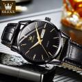 New Men's Watch Luxury Leather Luminous Hand Watch - Watch For Men-Full Black. 