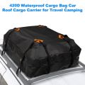 Waterproof Cargo Bag Car Roof Cargo Carrier Universal Luggage Bag Storage Cube Bag for Travel Camping with Anti-slip Mat. 