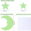 Advanced inspiring - Exceotional Quality - Wall Decoration Radium Sticker Big Sun Moon and Star - Innovative Design - Exclusive Experience. 