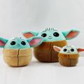 Disney Star Wars Mandalorians Double-Sided Flip Reversible Baby Yoda doll kawaii DIY figures yoda Plushie Stuffed Toys Kids Gift. 