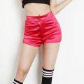 South Korean Girl's Team DancingMVHigh Waist Super Short Shorts Wrapped Stage Performance Glossy Stretch Shorts Hot Pants.