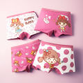Girls' Underwear Pure Cotton Boxer Children Baby Child Baby Little Girl Middle and Big Children Do Not Clip Children's Shorts. 