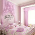 diy removable princess sleeps wall stickers art vinyl decals home baby girls room bedroom dormitory decor Cherry Super Store. 