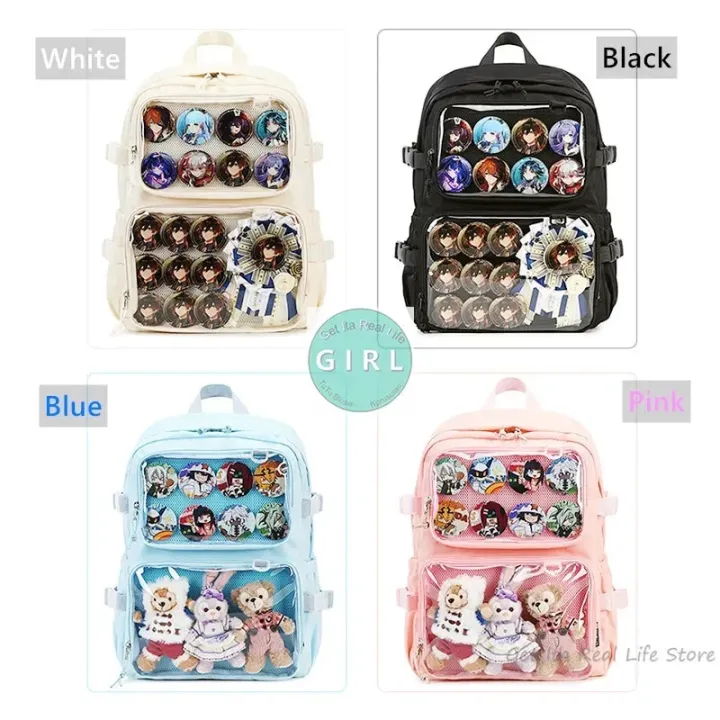 New%20Girls%20Large%20School%20Pink%20Ita%20Backpack%20with%20Two%20Clear%20Pockets%20for%20Pin%20Display%20Women%20Big%20Kawaii%20Ita%20Bag%20with%20Insert%20Plate%20H221%20-%20Image%204