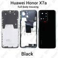 For Huawei Honor X7a Full Body Housing With Camera Glass (LCD Frame, Side/Middle Frame, Back Panel/Backshell). 