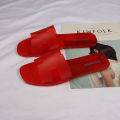 Summer Simple New Transparent Belt Crystal Women's Slippers Fashion Flat Jelly Slippers Women's Flip-Flops Sandals.