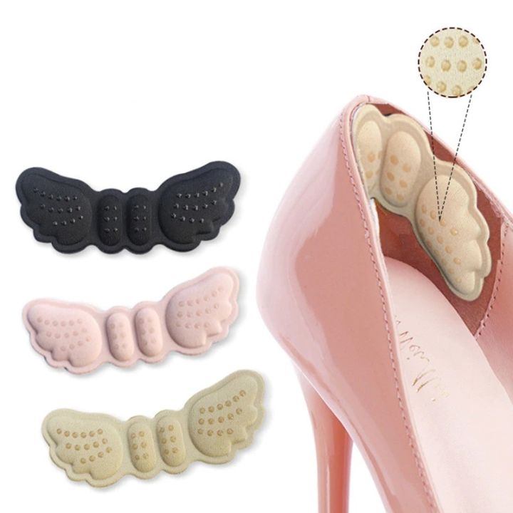 2Pcs Forefoot Pads Shoes Insole Cushion Pad Adjustable Antiwear Inserts Insoles Patches Heel Protector Liner Sticker Insoles