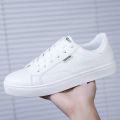 White Shoes2022New Style White Sneakers Men's Fashionable All-Matching White Shoes for Middle School Students Men's Casual Sneakers.