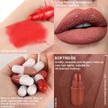 18 pcs/set velvet matte Capsule Lipstick Collection-long-lasting, waterproof, portable mini lip makeup gifts for all skin types-perfect for women who want vibrant red lip colors. 