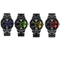 （NEW）Wheel Watch Men Vacuum Plating Car Rim Hub Style Non-Mechanical Watches Stainless Steel Quartz Wristwatch. 