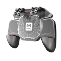 MEMO DL100 Mobile Phone 6 Fingers PUBG Gamepad Joysticks Controller Built-in Battery with Semiconductor Radiator for IOS Android.