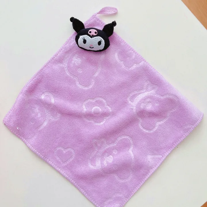 Sanrio%20Cartoon%20Soft%20Small%20Hand%20Towel%20Kuromi%20My%20Melody%20Hello%20Kitty%20Kitchen%20Bathroom%20Household%20Handkerchief%20Small%20Towel%20Girl%20Use%20-%20Image%204