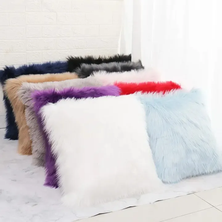 Fur%20Cushion%20Cover%201pc%20Fluffy%20Fur%20Rug%20Soft%20Plush%20Throw%20Pillow%20Cover%20Faux%20Fur%20Pillowcase%20(45x45cm,%201pc)%20-%20Image%204