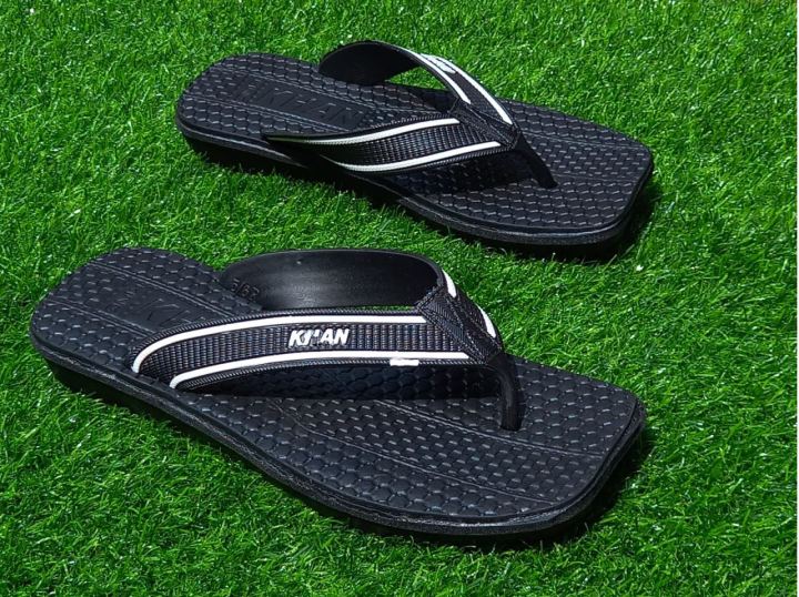 2 Belt Waterproofed Slipper Sandal For Men | KHAN Sandal | Plastic Rubber sandal |