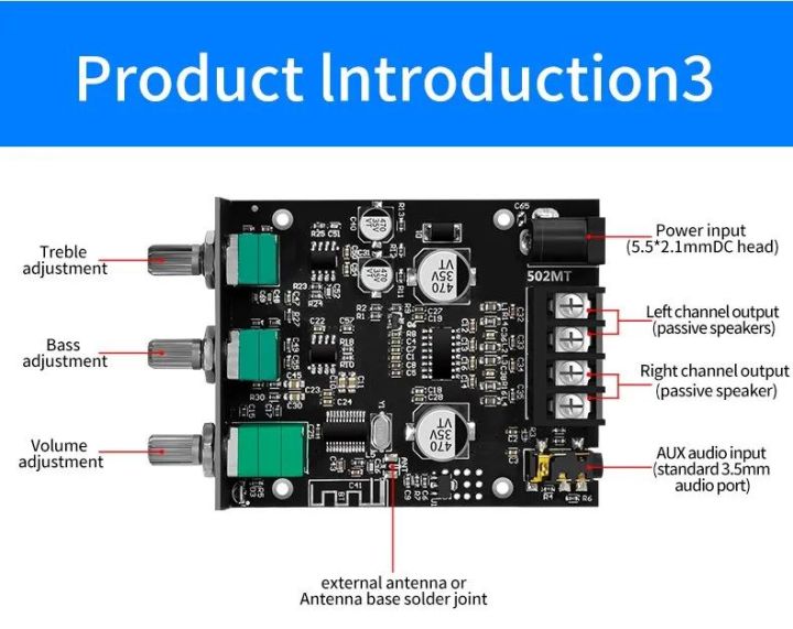 ZK-502MT%20Amplifier%20Bluetooth%205.0%20Subwoofer%20Amplifier%20Board%202.0%20Channel%20%20Amplifier%20Board%20ZK%20502MT%20Amplifier%20-%20Image%205