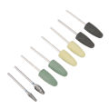 Nax 8Pcs Hp Dental Resin Base Acrylic Tungsten Carbide Steel Polishing Burs 2.35Mm. 