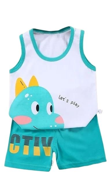 Boys%20summer%20megi%20cartoon%20dress%20colorful%20set%20-%20Image%202