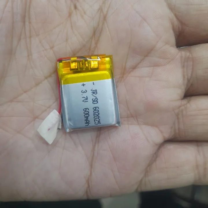 600mAh%20602025%20Bluetooth%20Headphone%20Battery%203.7V%20Rechargeable%20Lipo%20Battery%20-%20Powers%20Bluetooth%20Headsets,%20Smart%20Watches%20&%20More%20-%20Image%205