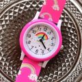 【Hannah Martin Store】2022 New Rainbow Cloud Printed Silicone Band Children's Watch Girl Cartoon Quartz Watch watches boys girl.