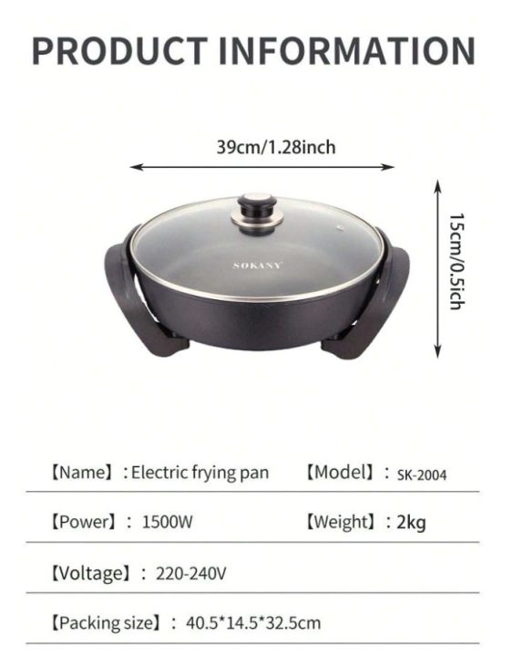 1pc%20Sokany%20Electric%20Skillet/boiling%20Pan%20Sk-2004,%201500w%20High%20Power,%20Quick%20Boiling,%20Strong%20Firepower,%20Easy%20Operations,%20Easy%20To%20Clean,%20Multifunctional,%20Transparent%20Cover,%20Non-stick%20Pan%20Design,%20Heat-resistant%20Handle%20-%20Image%208