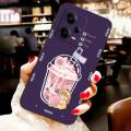 For Redmi Note 12 5G Back Cover Case Fashion Honey Peach Milk Tea Soft Silicone Shockproof Camera Lens Protector Phone Cases. 