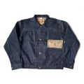 Bronson 44806XX Type 1 Denim Jacket WWII Model S506XX Men's Jean Jacket Selvedge.