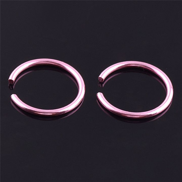 Fashion%2040Pcs%20Colorful%20Stainless%20Steel%20Nose%20Rings%20Piercing%20Lip%20Hoop%20Piercing%20Jewelry%20New%20ANLAN%20-%20Image%207