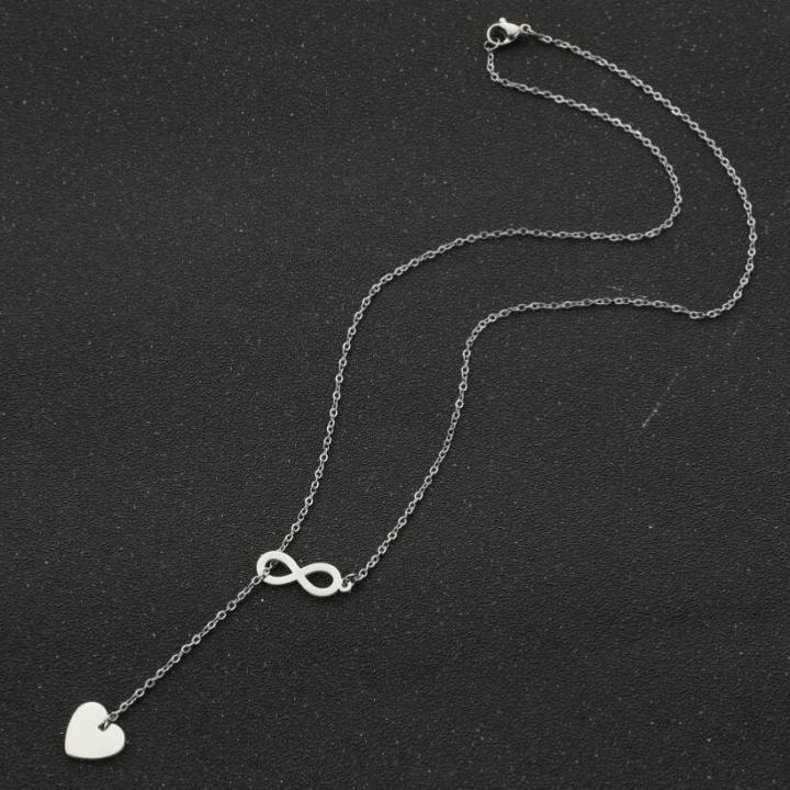 Dainty%20Non%20Tarnish%20Silver%2018K%20Gold%20Plated%20Stainless%20Steel%20Women%20Charm%20Infinity%20Heart%20Pendant%20Necklace%20Jewelry%20-%20Image%206