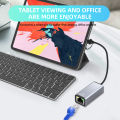 USB3.0 1000Mbps karta sieciowa typu C USB do RJ45 konwerter przewodowy Gigabit Ethernet Lan Adapter do Nintendo przełącznik Macbook Laptop.