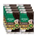 Streax Shampoo Hair Color Dark Brown 9ml *9ml 2 packets.