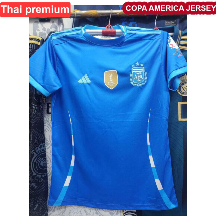 Argentina Copa America Jersey 2024 ( 3 Star )Half Sleeve Premium Quality With Embroidery - Argentina Copa America Away Jersey 2024
