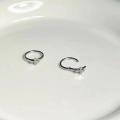 INS Cross Heart Seamless Closed Ring Lip Ring Titanium Steel Ear Bone Studs for Cool Girl Labret Piercing Jewelry Men Women. 