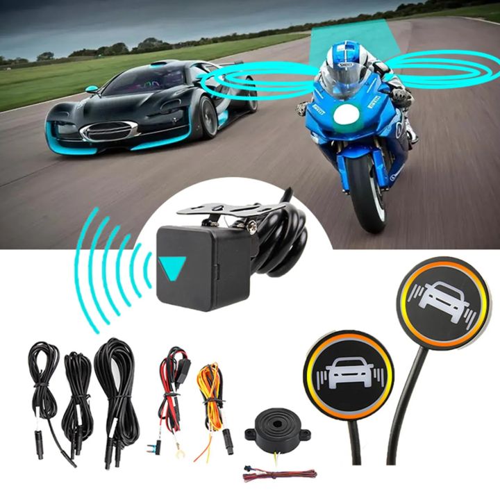 Motorcycle Blind Spot Detection 77Ghz Millimeter Wave Sensor Lane Change Assist System AOA LCA BSD Blind Spot Monitoring 50M
