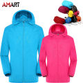 Ultra-Light Rainproof Windbreaker Jacket Breathable Waterproof Windproof for Women Men. 
