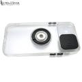 Luwellever Fit 18mm Snap Button Ultra Thin Clear Case For iPhone 12 11 Pro Max Soft Silicone Back Cover Display Board. 