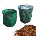Garden Waste Bags Reusable Yard Waste Bags for Trash Pool Loading Leaf 65cmx60cm.