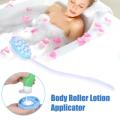 Long Handled Lotion Oil Cream Applicator Head Body Bath Brush Back Rubbing Scrub Supplies Bath Brush Leg Tools Massager Sho V0V3.