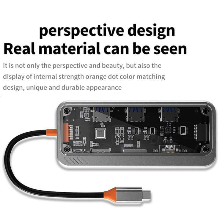 10%20in%201%20USB%20C%20Laptop%20Docking%20Station%20100W%20Multiport%20Transparent%20USB%20C%20Hub%20Dock%20for%20,%20Air/Pro%20Easy%20to%20Use%20-%20Image%207