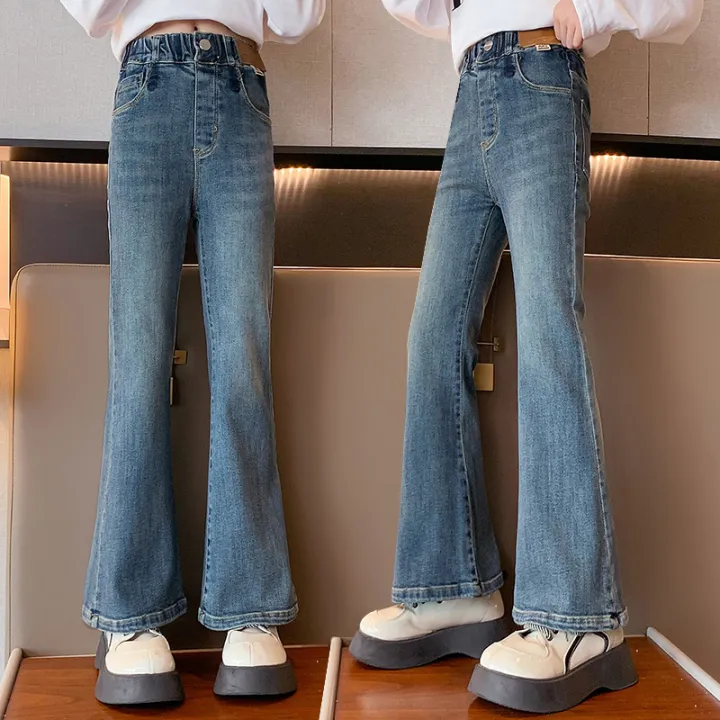 Girls%20flared%20jeans%20spring%20and%20autumn%202023%20new%20foreign%20style%20girls%20big%20boys%20autumn%20fashion%20children's%20slim%20pants%20tide%20-%20Image%207