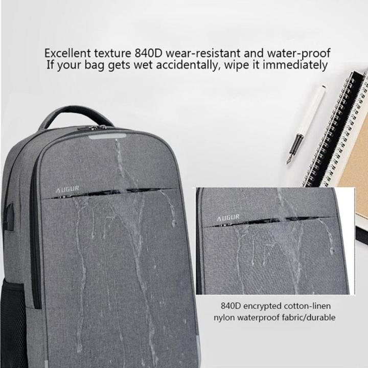 Travel%20Laptop%20Backpack,%20Professional%20Business%20Backpack%20Bag,%20Slim%20Lightweight%20Laptop%20Bag,%20Water%20Resistant%20School%20Rucksack%20for%20Women%20Men,%20Fits%2018%20Inch%20Laptop%20and%20Notebook-Grey%20-%20Image%205
