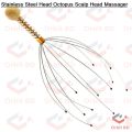 Stainless Steel Head Octopus Scalp Hair Stimulator Stress Relief Relax Massager Stainless Steel Head Massagers Hair Brushes Tools. 