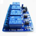 12V Re-lay Module DC 12V Four Channel Isolated Relay Control Module With Screw Terminal For Arduino 4 Channel DC12V With Optocoupler Protection Electrical Circuitry & Parts. 