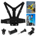 Chest Mobile Mount Strap for mobile smartphone and action camera vlogging. 